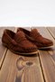 Women's Genuine Suede Soft Moccasin Loafer Laceless Flat Heeled Comfortable Daily Shoes Modern Stylish