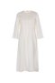 Rochie midi crem de damă - 5