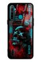 Realme 5I Red Neon Skull Chaos Design Glossy Phone Case