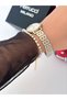 Steel Strap Minimal Case 2 Year Warranty 3 Atm Waterproof Women's Wristwatch + Bracelet Gift - 6