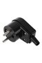 90° Schuko Plug WT-20S, Black - 2