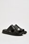 Petra Model Genuine Natural Leather Eva Sole Slippers