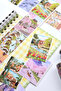 Watercolor Landscapes Patterned Washi Tape 2 Meter for Bullet Journal and Scrapbook