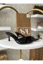 Colorate Rugan Comfortable Heeled Slippers - 4