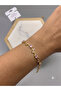 Pink stone ivy bracelet - 26blks01 - 2