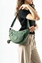 Ultra Light, Multi-Pocket, Crescent Crossbody Shoulder Bag Green Model: 571-7L