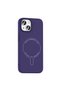 iPhone 15 Compatible Case Magsafe Supported Elio Hard Pc Cover - Deep Purple - T42721 - 2