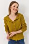 Madonna Collared Buttoned Knitwear Cardigan Mustard - 2