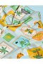 Infant Boys Green Printed Mandarin Shirt - 2