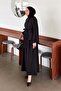 Lace-Up Detailed Skirted Suit Black - 2