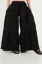 Linen Flounce Detailed Tied High Waist Trousers Pants 145m39445 - 5