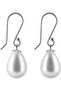Princess Women's Earrings, 925 Sterling Silver, Earrings, with Shell, Handmade Adjustable Jewelry
