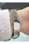 Special Design Calendar Steel Strap Silver-Gold Color Women's Wristwatch 2240Mr - 4