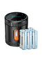 Neon Smart 8-Slot AA/AAA Battery Charger Case with 8 Rechargeable Batteries