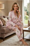 Premium Women's Satin Pajama Set Buttoned Shirt Collar Luxury Boxed - 4
