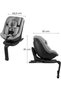 - I-Guard I-Size Travel Car Seat Baby & Toddler Car Seat - Grey - 4