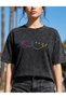 Acid Washed Oversize Unisex T-Shirt Washed Vintage Street Style Street Fashion Cotton Comfortable Fit Daily Wear T-Shirt