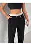 Women's High Waist Wide Leg Lace-Up 2-Strap Sweatpants 3035 - 6