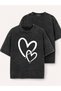 Acid Washed Oversize Unisex T-Shirt Washed Vintage Street Style Street Fashion Cotton Comfortable Fit Daily Wear T-Shirt