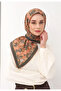 Organic Cotton Viscose Scarf Special Design Floral Pattern Lightweight Stylish
