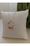 Zircon Stone Children's Steel Necklace - 4
