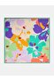 Leaf Pattern Viscose Scarf Lilac