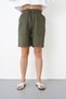 Muslin Shorts Women's High Waist Oversize Relaxed Cut Shorts with Pockets 100% Cotton Summer Shorts - 8