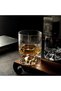 Whiskey Glass Set of 2 - Handmade Crystal Whisky Glasses - Modern Double Old Fashioned Rocks Tumbler - 2