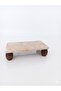 Natural Travertine Wooden Stand Round Presentation Stand (25 cm), Paper Towel Holder (Napkin Holder), Rectangular Presentation Stands (23X12 cm) - 4