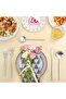 LAZAHOME Silverware Set, Stainless Steel Flatware Cutlery, 5-Piece Kitchen Utensil Set Include Spoons And Forks Set. - 6