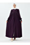 Lemra İpek Ferace Purple - 9056