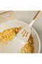 10 Pack Wooden Handle Silicone Kitchen Utensil Set White Cooking Spatula Turner Spaghetti Server Spoon Non Stick Safe Washable - 3