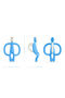 Monkey Baby Blue Silicone Teether - 4