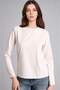 Slim Fit Long Sleeve Beige T-Shirt H7197Ax26Sm