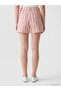 Vizyon New Season High Waist Striped Women's Jean Shorts - 5