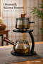 Teaflow Automatic Strainer Glass Herbal Tea Brewing Set with Wooden Handle Premium Tea Infuser - 3