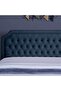 ANDROMEDA HEADBOARD CHANEL NAVY BLUE L-160 : H-125 CM - 2