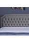 ANDROMEDA HEADBOARD CHANEL GREY L-160 : H-125 CM - 2