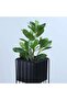Norman Metal Planter Black D15x41cm - 3