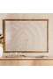 Organic Impressions Handmade Framed Wall Art 90x120cm - Natural