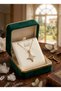 316L Steel Chain Gold Color Polar Star Model Zircon Stone Necklace - 4