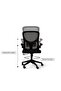 Watts Office Medium Back Chair Mesh Fabric - Black - 8