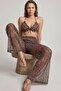 Women's Leopard Tulle Trousers Pareo - 4