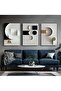 FASHION HOME 3PCS Wall Art Bright Style Minimalist Decor Modern Abstract Canvas Prints Poster Picture Framed Paintings Decorations - 2