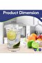 Juice Cup With Lid 12 Ounce Clear Strong Disposable Ideal For Iced Coffee Smoothies Bubble Boba Tea Milkshakes Frozen Cocktails - 2