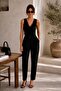 Crepe Fabric Carrot Cut High Waist Pants – Stylish and Comfortable Design with Pleated Detail My3535 - 4