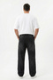 Men's Relaxed Fit Baggy Jean Trousers 1523 - Black - 5