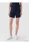 Vizyon New Season Women's Shorts with Elastic Waist and Stripes - 2
