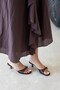 Owen Women's Heeled Satin Sandals Brown - 2