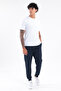 Modal Blend Soft Textured Men's Jogger Sweatpants with Contrast Piping Detail - 2